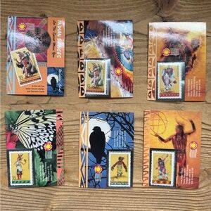 Native American Themed Stamp Collection